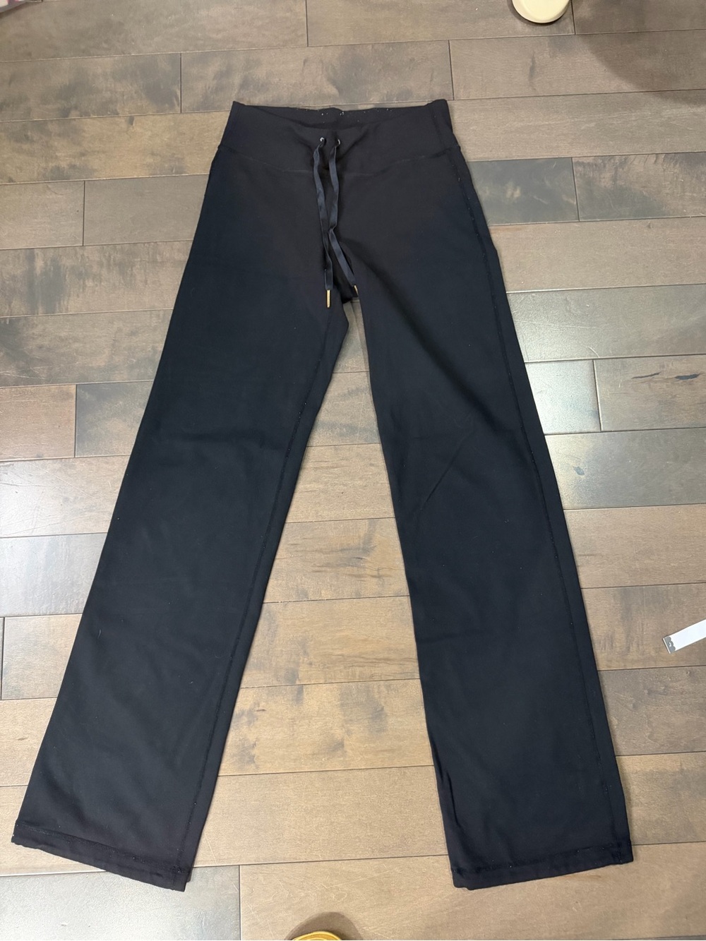 lululemon athletica Black Wide-Leg Drawstring Pants can fit size 4-6